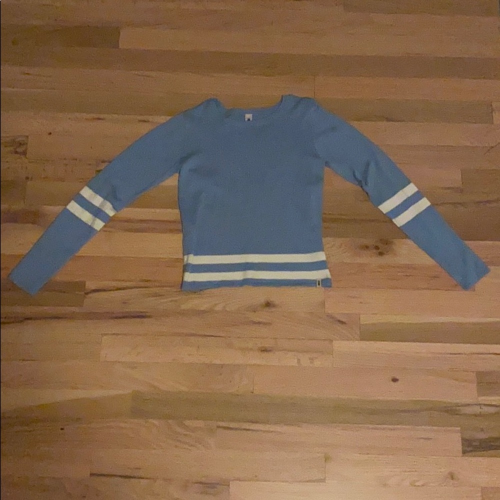 A cute blue sweater!